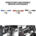 thumbnail image 3 of maskred 1pcs Aluminum Alloy 1/10 Steering Link Rod Set For RGT 86100 86100JC FTX5579 RC Car Part RC Car Accessories Replacement Parts Red, 3 of 6