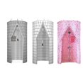 thumbnail image 2 of tredstone Rideaux de Douche Imperméables pour Salle de Bain Sacs de Rangement Rideau de Douche pour Salle de Bain Espace Extra Grand Rose, 2 of 6