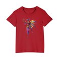 thumbnail image 1 of RXIRUCGD 2025 Vêtements d'Été pour Enfants T-shirt Imprimé Mode Mignon Col Rond Manches Courtes, 1 of 5