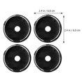 thumbnail image 2 of KAKOWELY 8pcs Plastic Hub Wheel Center Caps Cover Universal Modified Wheel Cover Caps,2.36X"X2.36"X0.59", 2 of 5