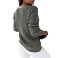thumbnail image 4 of LUXUR Women Chunky Knitted Sweaters Knitwear Chic Pullover Grey M, 4 of 4
