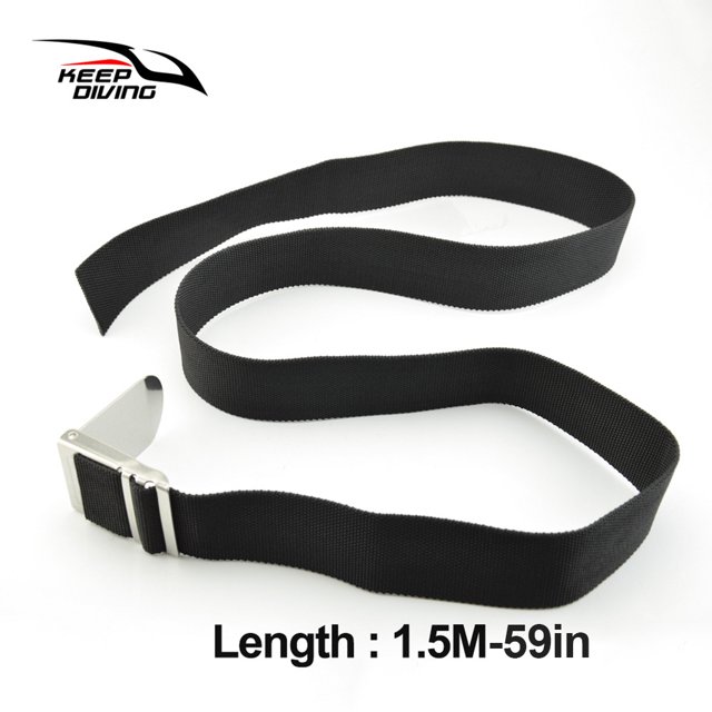 Ceinture de Poids pour Plongée avec Boucle en Acier Inoxydable Sangle Réglable Fournitures de Pêche Remplacement pour Sports Nautiques Type1