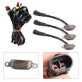 thumbnail image 3 of Car Grille Light Bumper Grille Lamp Grill Light Replacement Front Grille Light Grille Light For  3pcs Car Grille Light With Harness High Brightness Fit For    2010-2014 2017-up, 3 of 8