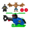 thumbnail image 1 of Imaginext DC Super Friends Batcopter vs Man-Bat Set with Batman, Man-Bat, Launching Disc (Styles May Vary), 1 of 4