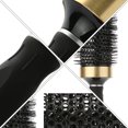 thumbnail image 3 of 1Set Hair Curling Comb Black Ceramic Aluminum Tube Nylon Plastic Handle For Diy Curly Hair Home Use, 3 of 8