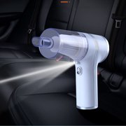 Suncoda Vacuum Cleaner, Cleaning Supplies Portable Handheld Car Vacuum Cleaner Wireless Vacuum Cleaner Wet and Dry Handheld Vacuum Cleaner Household Goods Dirt Cleaner with Led Light