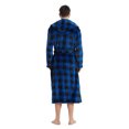 thumbnail image 4 of VULCANODON Mens Robe with Hood, Fleece Bathrobe Plush Robes for Men, 4 of 4