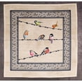 thumbnail image 2 of Vargottam Collection de Luxe Linge de Table Décor Serviette en Coton Tissu Imprimé Serviettes Réutilisables Ensemble de 12, 20 Pouces X 20 Pouces - Oiseau, 2 of 6