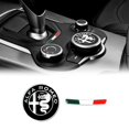 thumbnail image 4 of Kit d'Autocollants Logo Alfa Romeo 51 mm + Drapeau Italie pour Intérieur Giulia Stelvio, 4 of 4