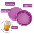 thumbnail image 3 of Estbridge Wide Mouth Plastic Mason Jar Lids  Unlined Ribbed Lids  BPA-Free  Plastic Mason Jar Lids, 3 of 7