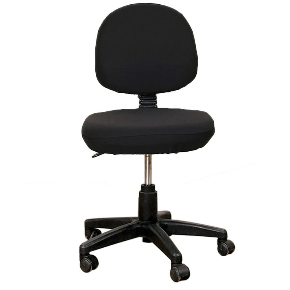 Office Swivel Chair Computer Chair Split Back Cover Black (Chair not included)