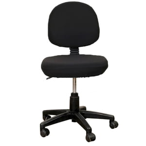Office Swivel Chair Computer Chair Split Back Cover Black (Chair not included)