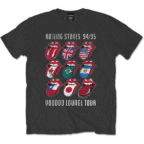 The Rolling Stones Unisex T-Shirt Voodoo Lounge Tongues