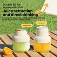 thumbnail image 4 of TIMIFIS Plastics Juicing Cup Trendy New Juicer Portable Wireless Juicer Cup 850Ml Large Capacity for Crushing Ice Blending Fruit Versatile Juicing Machine with Two Lids and Straw Kitchen Gadgets, 4 of 8