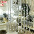 thumbnail image 3 of Lefu 1string Glass Crystal Bead Drape Door Valance Hanging Curtain Room Divider Decor, 3 of 6