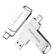 thumbnail image 1 of Dual USB Flash Drive 1TB/1000GB 2in1 Thumb Drive for Android/Tablet/PC-MAOLAI, 1 of 4