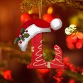 thumbnail image 4 of LSLJS 26 Letters Christmas Tree Decoration Pendant Christmas Tree Ornaments Personalized DIY Christmas Ornaments Christmas Decorations Xmas Tree Hanging Decor, 4 of 5