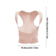 thumbnail image 3 of Meitianfacai Posture Corrector for Kyphosis with Invisible Back Support, Breathable Mesh Spine Straightener for Men and Women, Adjustable Waist and Abdominal Compression Belt (Pink), 3 of 6