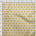thumbnail image 4 of oneOone Polyester Spandex Yellow Fabric Argyle Craft Projects Decor Fabric Printed By The Yard 56 Inch Wide, 4 of 4