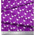 thumbnail image 3 of Soimoi Rayon Fabric Flamingo Bird Decor Fabric Printed Yard 42 Inch Wide, 3 of 3