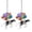 B, variante sur WUHUAKES Mignon Vaches Ornement Suspendu pour Voiture avec Coloré - Décors d'Ornements Suspendus Tendance