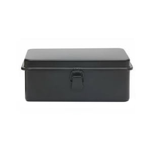 kowaku Metal Toolbox Multi-Purpose Metal Tool Storage Heavy Duty Portable Tool Chest for DIY Enthusiasts, Mechanics, Car, Garage, Job Site, Black, 190 Mini