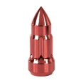 thumbnail image 3 of Alloy Axle 11290 Lug Nut  1/2 Inch-20 Thread Size; Conical Seat; Spline Drive Closed Bullet Shaped End Lug; 2 Inch Overall Length; Spine Drive; With Spline Tool; Powder Coated; Red; Steel; Box Of 23, 3 of 5