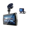 thumbnail image 2 of Suokom Car Camera 4-Inch Dash Cam Front And Rear Dual Recording HD 1080p Night Vision Dash Cam 170 ° Large Wide-angle Motion Detection Reverse Image G Sensor Parking Monitoring Car Accessories, 2 of 9