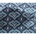 thumbnail image 4 of oneOone Viscose Chiffon Fabric Ogee Flame Stitch Decor Fabric Printed BTY 42 Inch Wide, 4 of 4
