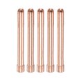 thumbnail image 1 of Unique Bargains TIG Collet 3.2x50mm Stubby Collet Tungsten Electrode Collet Tips Replacement 5 Pack, 1 of 4