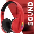 thumbnail image 4 of Meitianfacai Headphones Noise Cancelling ,HiFi Stereo Sound,LED Light,Long Playtime, Built-in Microphone,Apple & Android Compatibility On-Ear Headphones for Gaming Work Travel, 4 of 8