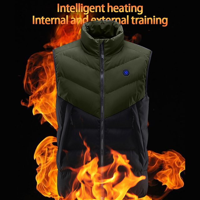 Outdoor Warm Clothing Heated For Riding Skiing Fishing Charging Via Heated Coat