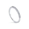 thumbnail image 2 of 1/4ct 14K White Gold Diamond Wedding Stacker Guard Ring, 2 of 4