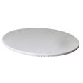 thumbnail image 2 of Nappe Ronde à Bord Élastique Nappe pour Fête BBQ Intérieur Extérieur Service Traiteur 120 cm, Blanc, 120 cm Max, 2 of 8