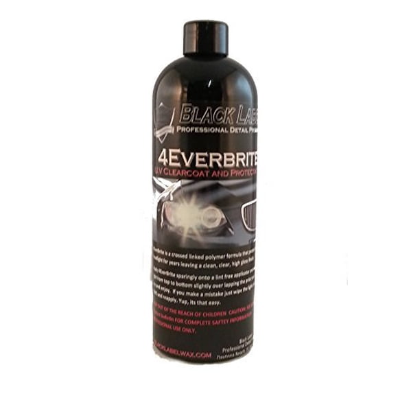 Blacklabel 4Everclear Headlight U.V. Clear Coat with 4 Free applicators and tip.