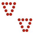thumbnail image 4 of maskred 10 Pieces EVA Foam Golf Swing Training Exercises Balls Practice Red 42mm 2Set, 4 of 6