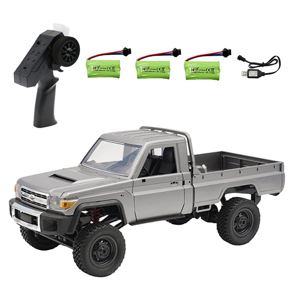 MN82PRO 1/12 Full Scale RC Car 2.4G 4WD Remote Control Off Road Pickup With LED Lights RC Rock Crawler Model Toy Gifts For Kids