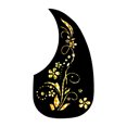 thumbnail image 1 of 10 Pcs Sticker Protective Paster Exquisite Instrument Accessories Anti-scratch Cover Dust-proof Wear-resistance Guitar Supplies Black/Gold Tree, 1 of 9