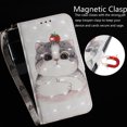 thumbnail image 5 of Étui pour Asus Zenfone 9 Housse Magnétique Motif 3D Portefeuille Étui à Rabat avec Sangle - Chat, 5 of 5