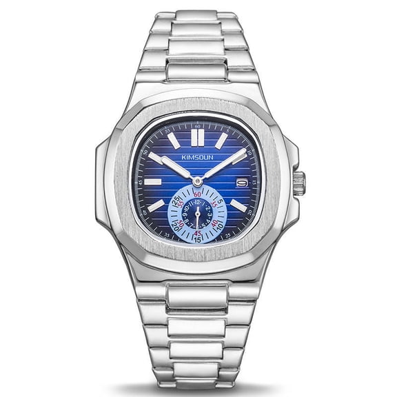 Stainless Steel Business Mens Watch 30M Water Resistant Round Dial 40mm Classic Smart