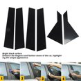 thumbnail image 3 of Door Window B Pillar Trim, Car Window Pillar Decal 6PCS  Forte Sedan Hatcback, 3 of 8