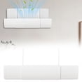 thumbnail image 1 of Universal Adjustable Air Conditioner Wind Deflector Retractable Vent Cover Directs Cool Air Panel, 1 of 5