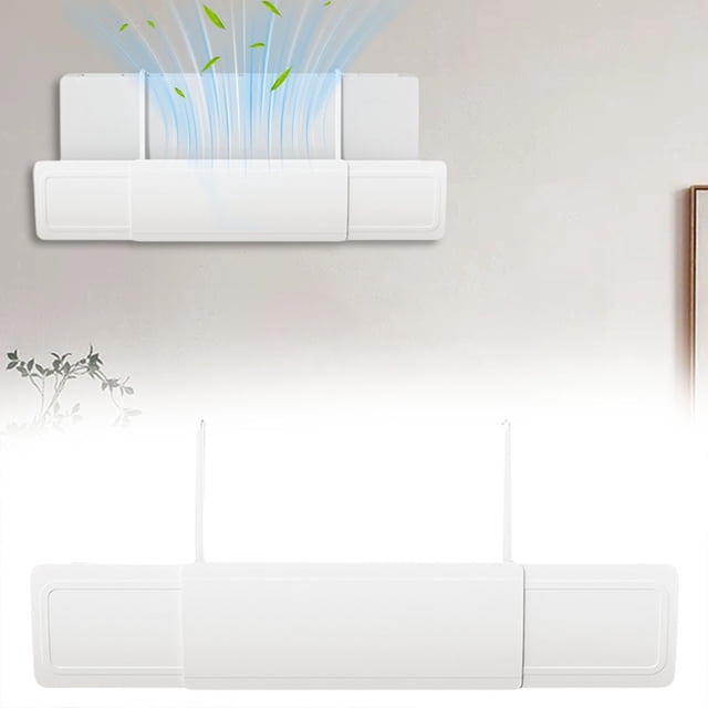 Universal Adjustable Air Conditioner Wind Deflector Retractable Vent Cover Directs Cool Air Panel