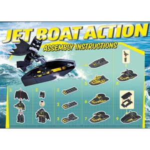 LEGO DC Superheroes: Batman Minifigure with Jet Ski and Bat-a-Rang