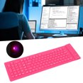 thumbnail image 3 of Clavier Pliable, 108 Touches BT 3.0 Clavier en Silicone de Frappe Muette Conception d'Étanchéité Complète Excellente Résilience Clavier Imperméable à l'Eau, 3 of 8