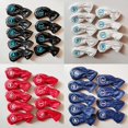 thumbnail image 4 of jinwen 9pcs/set Waterproof Golf Club Iron Cover Protective Headcover Universal Red, 4 of 5
