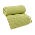 thumbnail image 2 of Couverture Rafraîchissante Ultralégère, Courtepointe d'Été en Soie Glacée Verte, Couverture Respirante en Polyester pour Climatiseur, Régulation de la Température, Évacuation de l'Humidité, Parfaite pour les Dormeurs Ayant Chaud, Lavable, 2 of 8