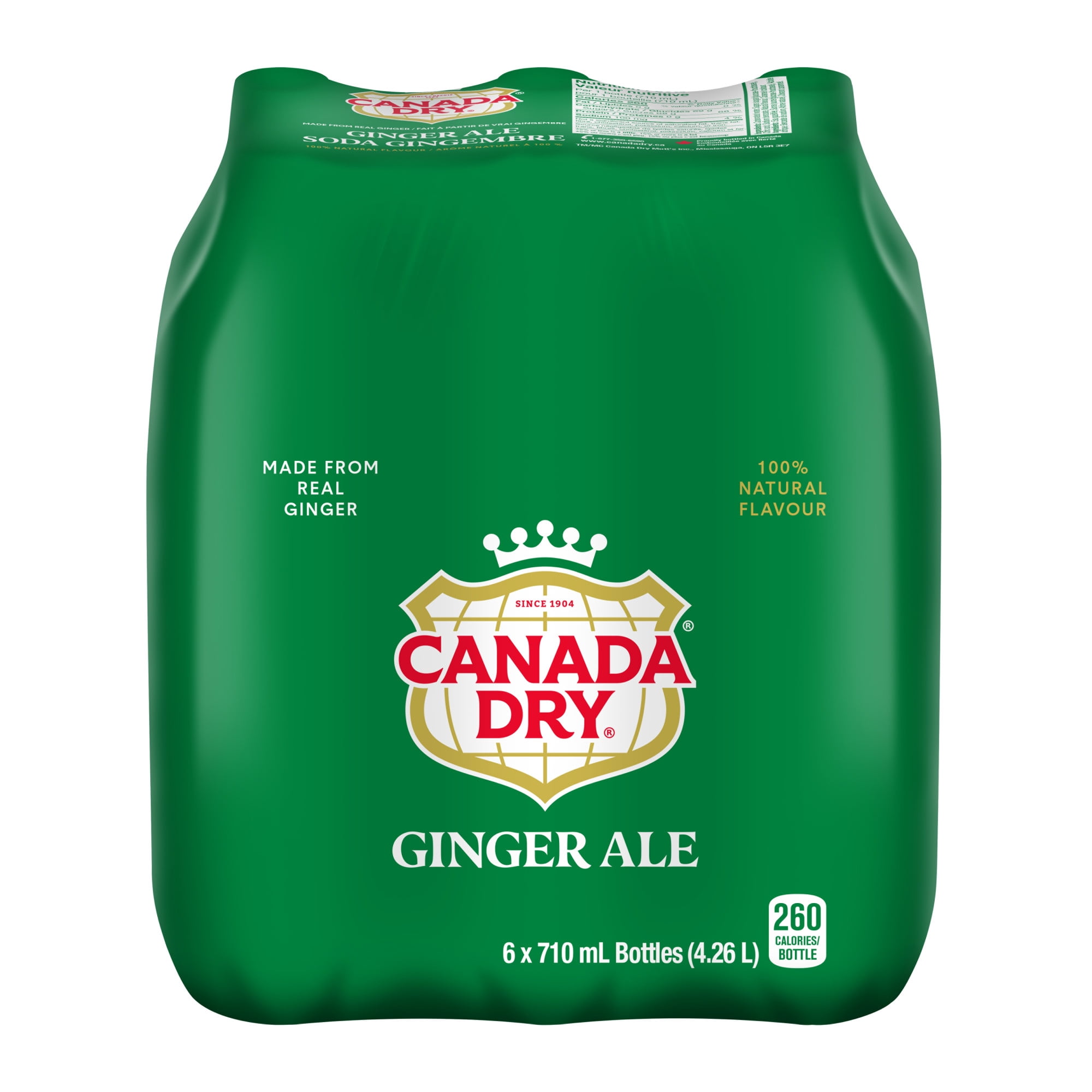 Canada Dry® Ginger Ale 710 mL Bottles, 6 Pack - Walmart.ca
