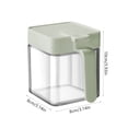 thumbnail image 3 of Kitchen Spice Jars, Leak Proof Sealed Condiment Container, Transparent Glass Jar, Large Opening for Easy Filling, Heat Resistant for Cooking and Baking, 3 of 6