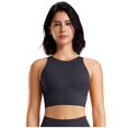 thumbnail image 1 of Yuyuzo Sports Bras for Women Wireless High Support Seamless Stretchy Full Coverage Active Workout Crop Tank Tops, 1 of 4